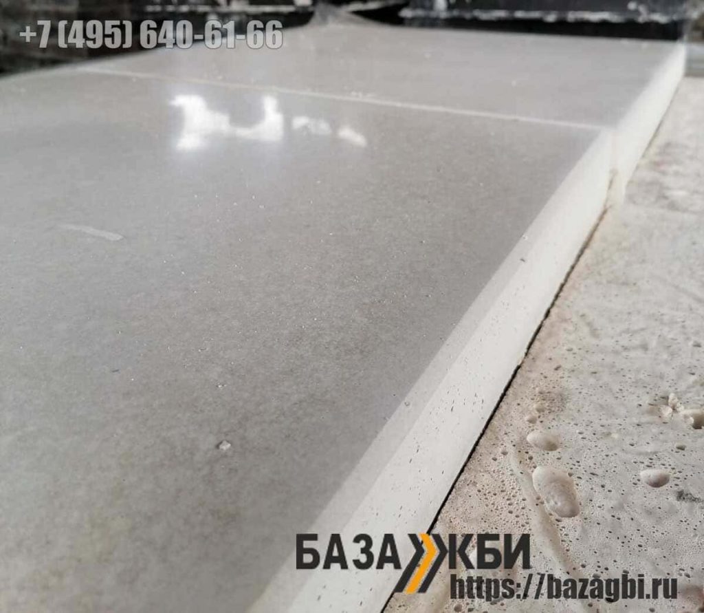 Тротуарная плитка 500х500х50 на белом цементе